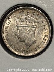 MaxSold Auction: 1941C Newfoundland 10-cents , Silver Coin   - Aurora (Ontario, Canada) SELLER MANAGED Estate Sale Online Auction - Closs Square