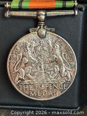 MaxSold Auction: Canada: WWII Defence Medal (Original), .80 Silver, 31 grams, with Ribbon - Aurora (Ontario, Canada) SELLER MANAGED Estate Sale Online Auction - Closs Square