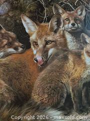 MaxSold Auction: NEW, Full House, Fox Family by Carl Brenders limited number print , signed , large  - Aurora (Ontario, Canada) SELLER MANAGED Estate Sale Online Auction - Closs Square