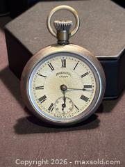 MaxSold Auction: Vintage  Ingersoll Crown Pocket Watch USA - Aurora (Ontario, Canada) SELLER MANAGED Estate Sale Online Auction - Closs Square