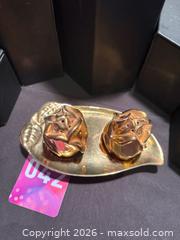 MaxSold Auction: Vintage Royal Winton Salt & Pepper Shaker Set Grimwades Golden Age Rosebud  - Aurora (Ontario, Canada) SELLER MANAGED Estate Sale Online Auction - Closs Square