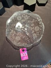 MaxSold Auction: Vintage WJ Hughes Cornflower Footed Cake Plate Radiance Tear Drop- 10-3/4” - Aurora (Ontario, Canada) SELLER MANAGED Estate Sale Online Auction - Closs Square