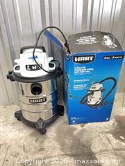 MaxSold Auction: Hart 6-Gallon 5 Peak HP Stainless Steel Wet/Dry Vacuum (No Hose)  - Garden City (Georgia, USA) SELLER MANAGED Downsizing Online Auction -  Bryce Industrial Drive