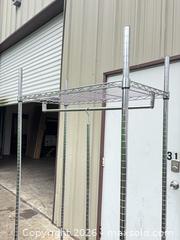 MaxSold Auction: Wire Shelving Utility Cart with Clothing Rack 36x18x70 in - Garden City (Georgia, USA) SELLER MANAGED Downsizing Online Auction -  Bryce Industrial Drive