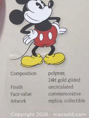 MaxSold Auction: Disney 24kt Gold Gilded One Millon Dollar Collectors Bill - Hamilton (Ontario, Canada) SELLER MANAGED Downsizing Online Auction - Moffat Road