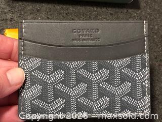 MaxSold Auction: Goyard Wallet Card Holder - Hamilton (Ontario, Canada) SELLER MANAGED Downsizing Online Auction - Moffat Road