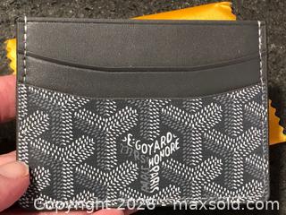 MaxSold Auction: Goyard Wallet Card Holder - Hamilton (Ontario, Canada) SELLER MANAGED Downsizing Online Auction - Moffat Road