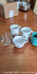 MaxSold Auction: 5 mugs - 1 pampered chef - Tay (Ontario, Canada) SELLER MANAGED Downsizing Online Auction - Reeves Road