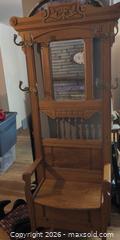 MaxSold Auction: Antique hall tree - Tay (Ontario, Canada) SELLER MANAGED Downsizing Online Auction - Reeves Road