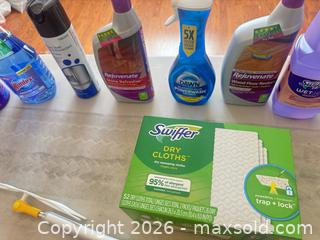 MaxSold Auction: Lot of Household Cleaning Products with Mop/Swiffer Accessories - Raleigh (North Carolina, USA) PARTNER MANAGED Downsizing Online Auction - Fern Stone Court