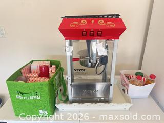 MaxSold Auction: VEVOR Commercial Countertop Popcorn Machine - Raleigh (North Carolina, USA) SELLER MANAGED Downsizing Online Auction - Fern Stone Court