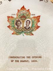 MaxSold Auction: 1959 Royal Visit Seaway Plate - Lanark Highlands (Ontario, Canada) SELLER MANAGED Downsizing Online Auction - Markle Road                  