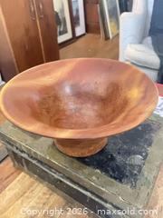 MaxSold Auction: Don Thur Wood bowl - Lanark Highlands (Ontario, Canada) SELLER MANAGED Downsizing Online Auction - Markle Road                  