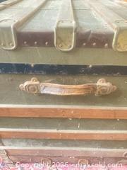 MaxSold Auction: Large Vintage Trunk  - Lanark Highlands (Ontario, Canada) SELLER MANAGED Downsizing Online Auction - Markle Road                  