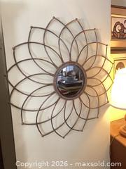 MaxSold Auction: MCM-style ‘Sunburst’ Mirror  - Lanark Highlands (Ontario, Canada) SELLER MANAGED Downsizing Online Auction - Markle Road                  