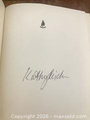 MaxSold Auction: Signed Kathy Reichs Book - Lanark Highlands (Ontario, Canada) SELLER MANAGED Downsizing Online Auction - Markle Road                  