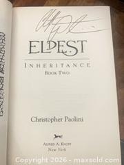 MaxSold Auction: Signed Paolini Fantasy Book - Lanark Highlands (Ontario, Canada) SELLER MANAGED Downsizing Online Auction - Markle Road                  
