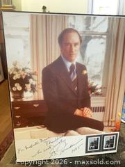 MaxSold Auction: Signed Prime Minister Pierre Trudeau Photo - Lanark Highlands (Ontario, Canada) SELLER MANAGED Downsizing Online Auction - Markle Road                  