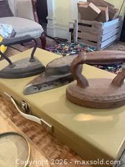 MaxSold Auction: Vintage Sad Iron Lot - Lanark Highlands (Ontario, Canada) SELLER MANAGED Downsizing Online Auction - Markle Road                  