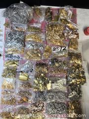 MaxSold Auction: bulk assortment of metal findings and components commonly used for jewelry making and gene - Toronto (Ontario, Canada) SELLER MANAGED Reseller Online Auction - Dartmoor Drive