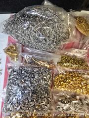 MaxSold Auction: bulk assortment of metal findings and components commonly used for jewelry making and gene - Toronto (Ontario, Canada) SELLER MANAGED Reseller Online Auction - Dartmoor Drive