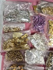 MaxSold Auction: large assortment of jewelry-making findings and supplies, - Toronto (Ontario, Canada) SELLER MANAGED Reseller Online Auction - Dartmoor Drive