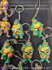 MaxSold Auction: vintage Teenage Mutant Ninja Turtles (TMNT) keychains  - Toronto (Ontario, Canada) SELLER MANAGED Reseller Online Auction - Dartmoor Drive
