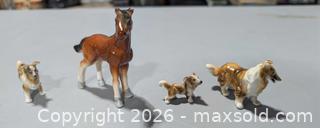 MaxSold Auction: Lot of 4 Glazed Porcelain/Ceramic Animal Figurines - London (Ontario, Canada) SELLER MANAGED Downsizing Online Auction - Brock Street