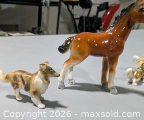 MaxSold Auction: Lot of 4 Glazed Porcelain/Ceramic Animal Figurines - London (Ontario, Canada) SELLER MANAGED Downsizing Online Auction - Brock Street