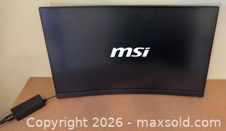 MaxSold Auction: MSI Optix G27C5 27-inch 1920x1080 CURVED (Full HD) Monitor - London (Ontario, Canada) SELLER MANAGED Downsizing Online Auction - Brock Street