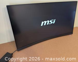 MaxSold Auction: MSI Optix G27C5 27-inch 1920x1080 CURVED (Full HD) Monitor - London (Ontario, Canada) SELLER MANAGED Downsizing Online Auction - Brock Street