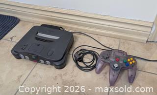 MaxSold Auction: Nintendo 64 (N64) Console Charcoal Gray - London (Ontario, Canada) SELLER MANAGED Downsizing Online Auction - Brock Street