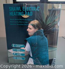 MaxSold Auction: Shawl Electric Heating Pad with Thermostat & Digital Display - London (Ontario, Canada) SELLER MANAGED Downsizing Online Auction - Brock Street
