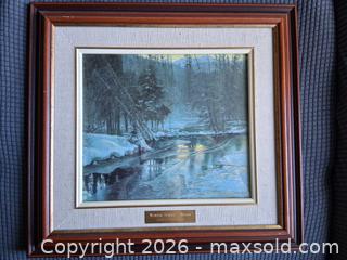 MaxSold Auction: Winter Sunset - Moose by Robert Bateman - Vancouver (British Columbia, Canada) SELLER MANAGED Estate Sale Online Auction - Shaughnessy Street