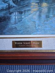 MaxSold Auction: Winter Sunset - Moose by Robert Bateman - Vancouver (British Columbia, Canada) SELLER MANAGED Estate Sale Online Auction - Shaughnessy Street