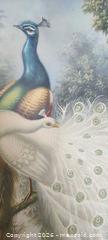 MaxSold Auction: Elegant Peacock & White Peahen Artwork in Detailed Vintage-Style Frame - Toronto (Ontario, Canada) SELLER MANAGED Estate Sale Online Auction - Bridgeland Avenue (STORAGE)