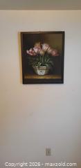 MaxSold Auction: Floral Still Life Oil Painting of Flowers in Decorative Pot, Framed  - Toronto (Ontario, Canada) SELLER MANAGED Estate Sale Online Auction - Bridgeland Avenue (STORAGE)