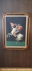 MaxSold Auction: Framed Equestrian Portrait of Napoleon Bonaparte – Classical Style Wall Art - Toronto (Ontario, Canada) SELLER MANAGED Estate Sale Online Auction - Bridgeland Avenue (STORAGE)