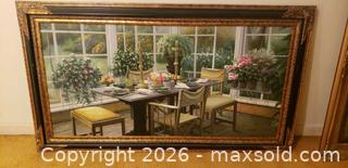 MaxSold Auction: Framed Interior Dining Scene Painting Signed K. Dodeshin - Toronto (Ontario, Canada) SELLER MANAGED Estate Sale Online Auction - Bridgeland Avenue (STORAGE)