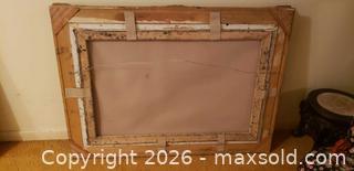 MaxSold Auction: Framed Pastoral Horse Scene Painting with Ornate Gold-Tone Frame - Toronto (Ontario, Canada) SELLER MANAGED Estate Sale Online Auction - Bridgeland Avenue (STORAGE)