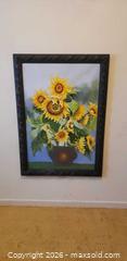 MaxSold Auction: Framed Sunflower Still Life Painting - Toronto (Ontario, Canada) SELLER MANAGED Estate Sale Online Auction - Bridgeland Avenue (STORAGE)