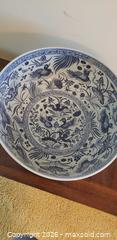 MaxSold Auction: Large Blue & White Porcelain Fish Bowl Planter, Hand-Painted Duck Motif - Toronto (Ontario, Canada) SELLER MANAGED Estate Sale Online Auction - Bridgeland Avenue (STORAGE)