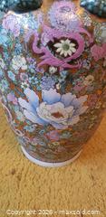 MaxSold Auction: Large Chinese-Style Famille Rose Floor Vase with Floral Decoration - Toronto (Ontario, Canada) SELLER MANAGED Estate Sale Online Auction - Bridgeland Avenue (STORAGE)