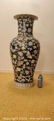 MaxSold Auction: Large Decorative Black Ground Floral Porcelain Floor Vase - Toronto (Ontario, Canada) SELLER MANAGED Estate Sale Online Auction - Bridgeland Avenue (STORAGE)