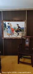 MaxSold Auction: Large Framed Figurative Scene Oil Painting with Ladies and Guitar Player - Toronto (Ontario, Canada) SELLER MANAGED Estate Sale Online Auction - Bridgeland Avenue (STORAGE)