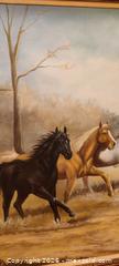 MaxSold Auction: Large Framed Horse Landscape Painting – Ornate Frame - Toronto (Ontario, Canada) SELLER MANAGED Estate Sale Online Auction - Bridgeland Avenue (STORAGE)