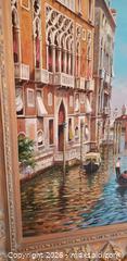 MaxSold Auction: Large Framed Oil Painting of Venetian Grand Canal Scene, After Rubens Santoro (Style) - Toronto (Ontario, Canada) SELLER MANAGED Estate Sale Online Auction - Bridgeland Avenue (STORAGE)