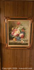 MaxSold Auction: Ornate Framed Floral Still Life Painting – Classic European Style Bouquet - Toronto (Ontario, Canada) SELLER MANAGED Estate Sale Online Auction - Bridgeland Avenue (STORAGE)