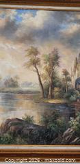 MaxSold Auction: Ornate Framed Oil on Canvas Landscape Painting - Toronto (Ontario, Canada) SELLER MANAGED Estate Sale Online Auction - Bridgeland Avenue (STORAGE)