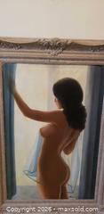 MaxSold Auction: Signed Framed Figurative Painting of Standing Female Figure - Toronto (Ontario, Canada) SELLER MANAGED Estate Sale Online Auction - Bridgeland Avenue (STORAGE)
